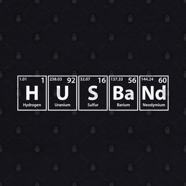 Husband (H-U-S-Ba-Nd) Periodic Elements Spelling by cerebrands